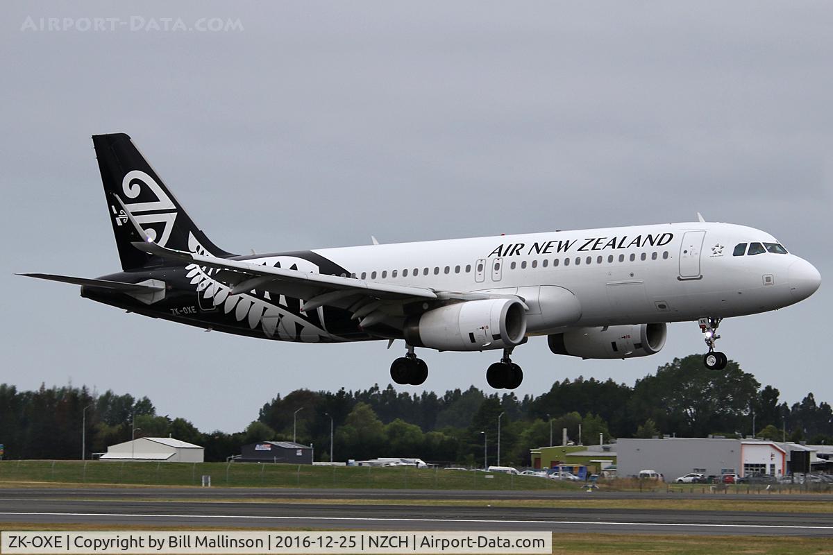 ZK-OXE, 2014 Airbus A320-232 C/N 5993, NZ525 from AKL