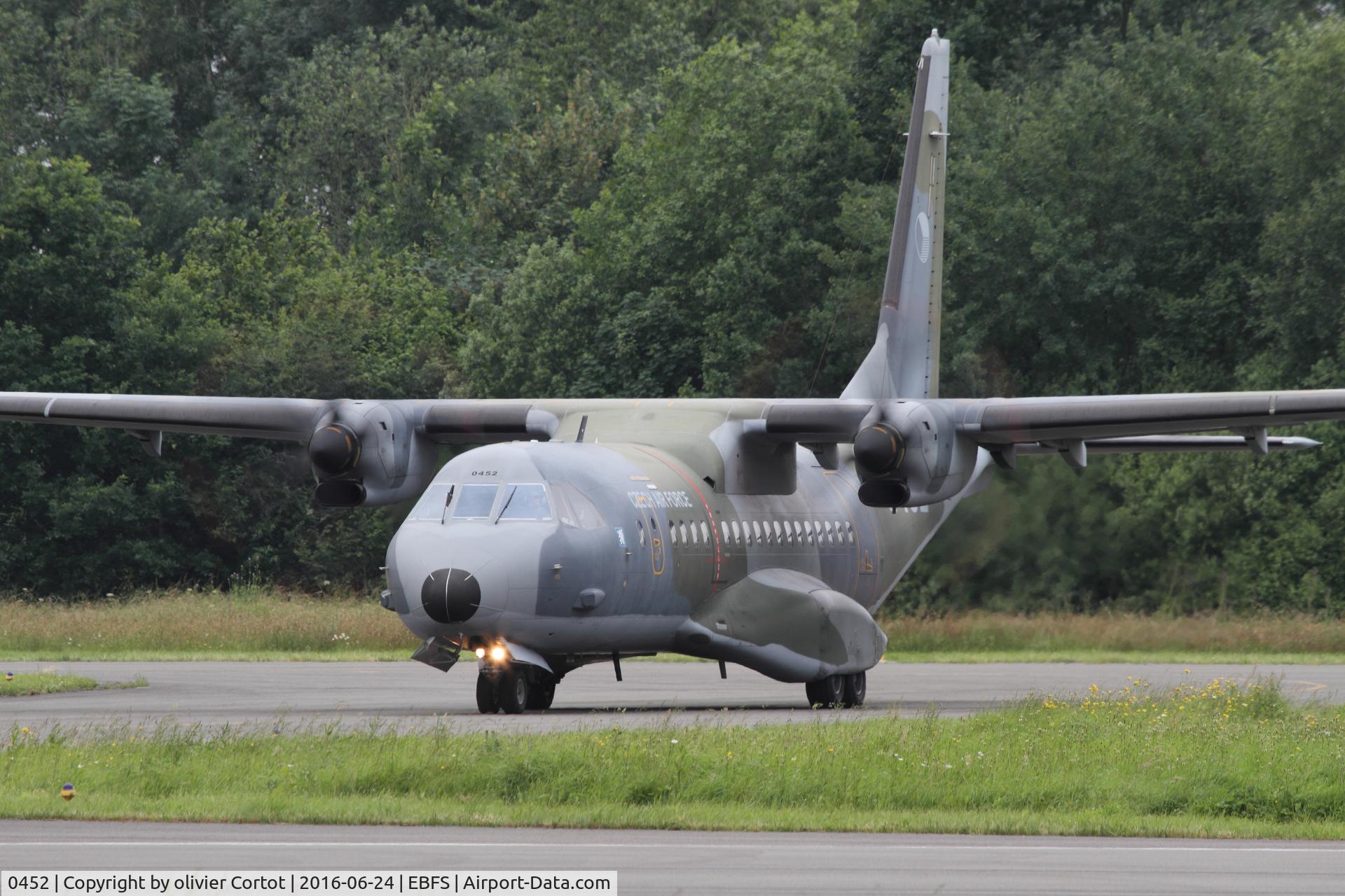 0452, 2009 CASA C-295M C/N S-062, Florennes airshow