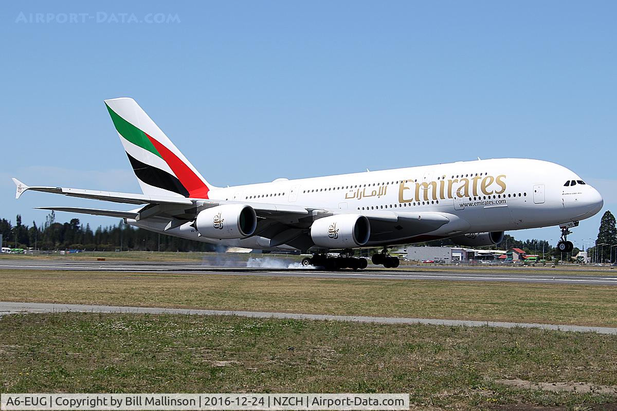 A6-EUG, 2016 Airbus A380-861 C/N 219, EK412 from SYD