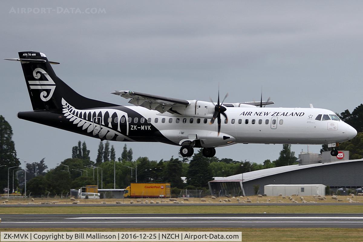 ZK-MVK, 2016 ATR 72-600 (72-212A) C/N 1330, NZ5004 from IVC
