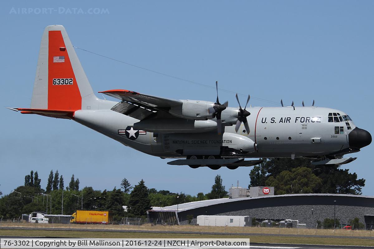 76-3302, 1976 Lockheed LC-130H Hercules C/N 382-4731, test flight