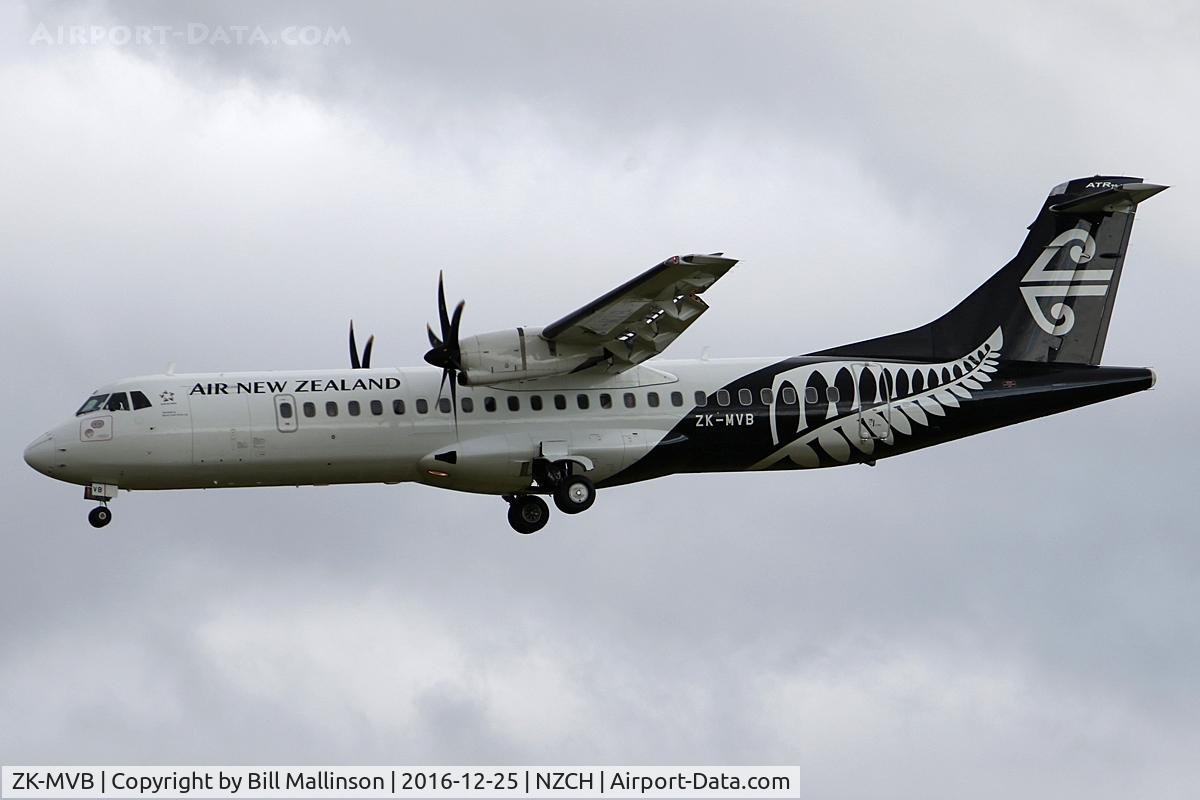 ZK-MVB, 2012 ATR 72-212A C/N 1065, NZ5380 from ZQN