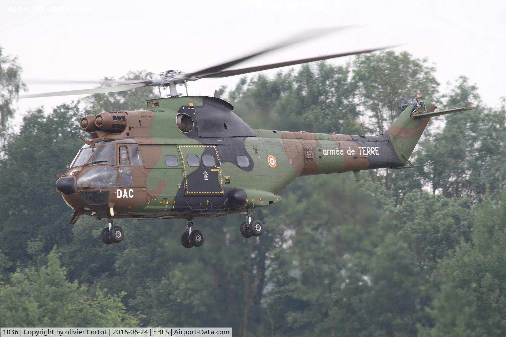 1036, Aerospatiale SA-330B Puma C/N 1036, Florennes airshow