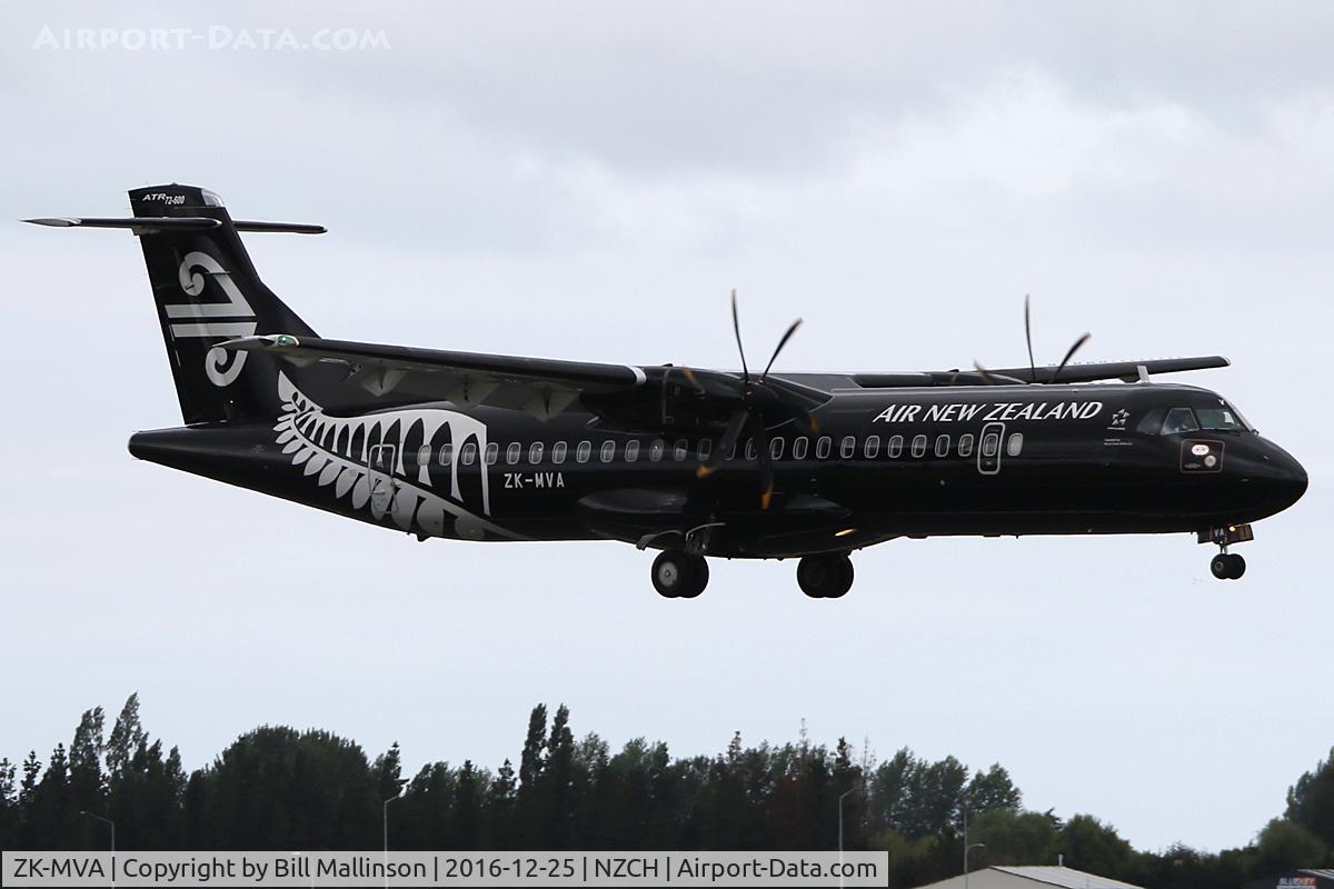 ZK-MVA, 2012 ATR 72-600 (72-212A) C/N 1051, NZ5373 from ROT