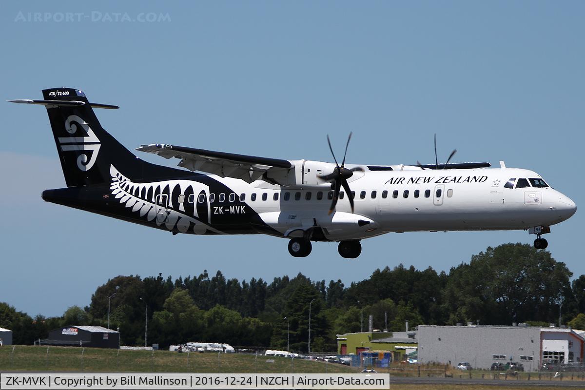 ZK-MVK, 2016 ATR 72-600 (72-212A) C/N 1330, NZ5621 from PMR