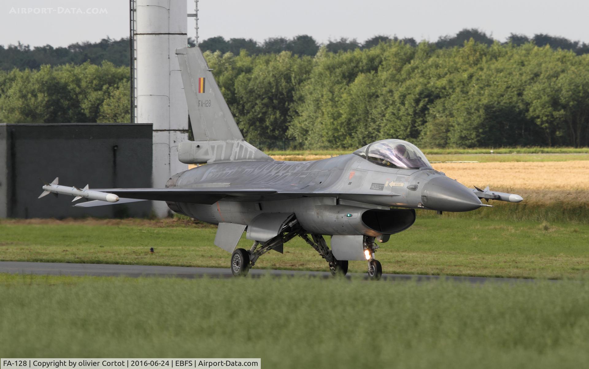 FA-128, SABCA F-16AM Fighting Falcon C/N 6H-128, Florennes airshow