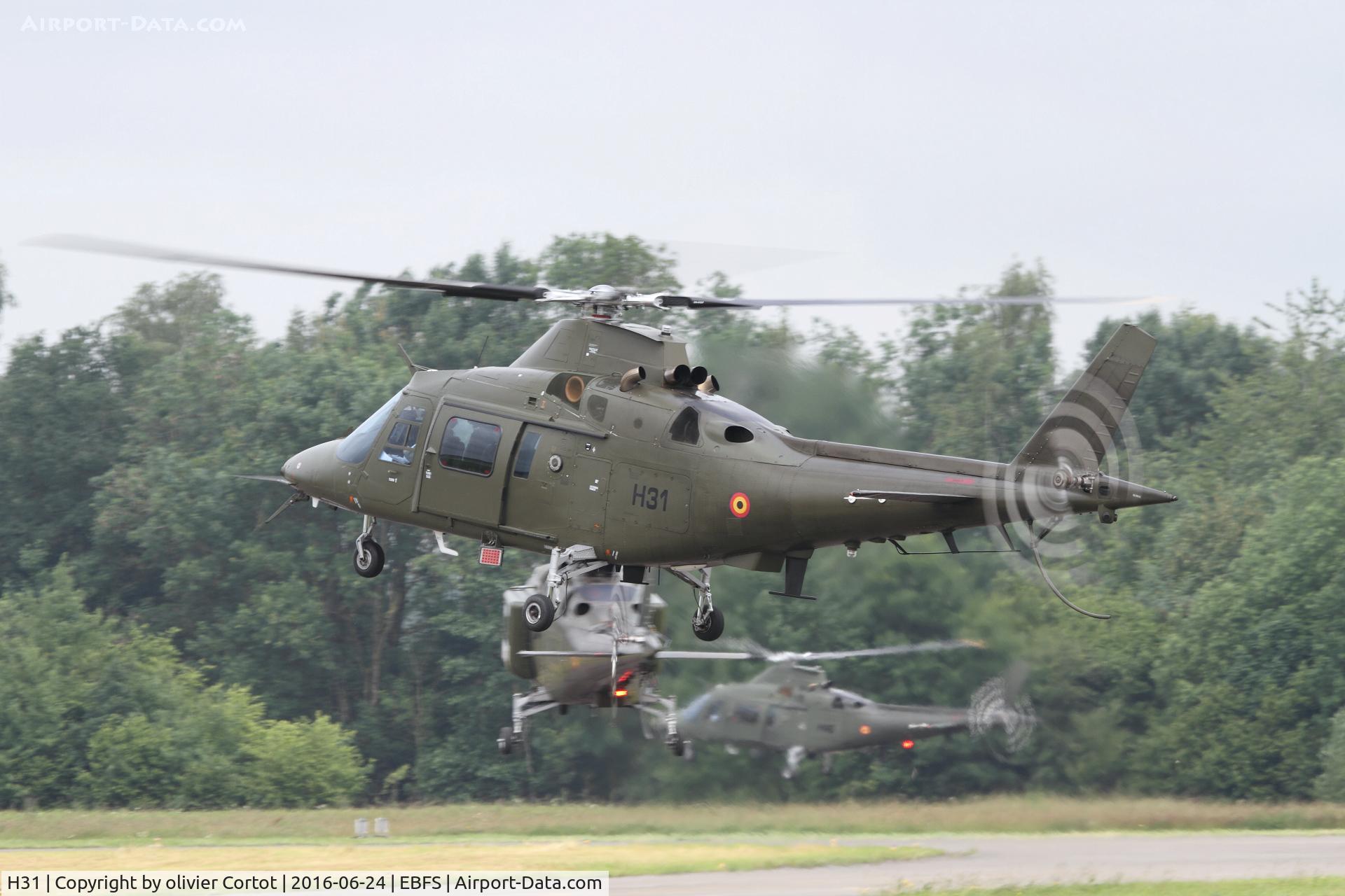 H31, Agusta A-109BA C/N 0331, Florennes airshow