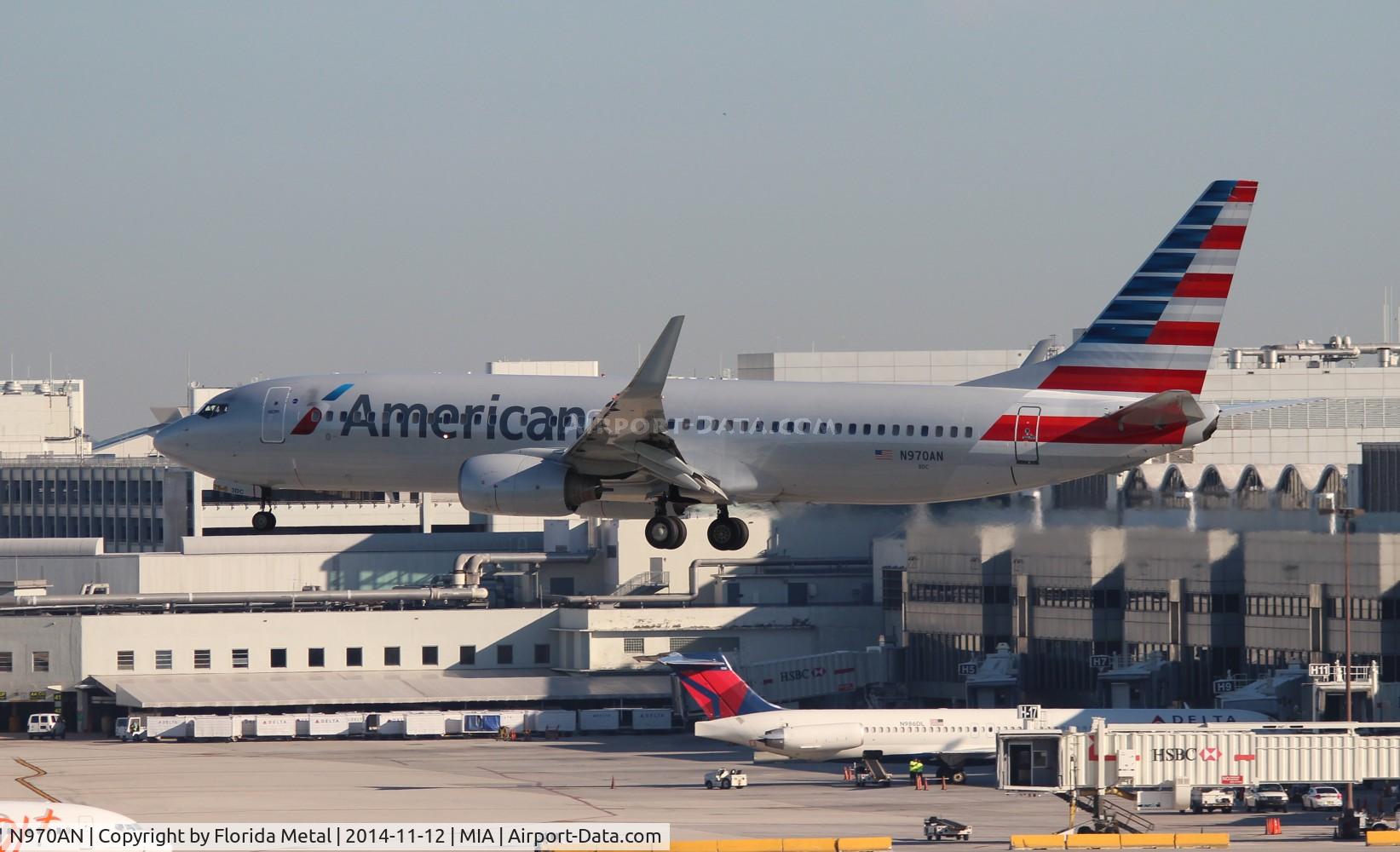 N970AN, 2001 Boeing 737-823 C/N 30096, American