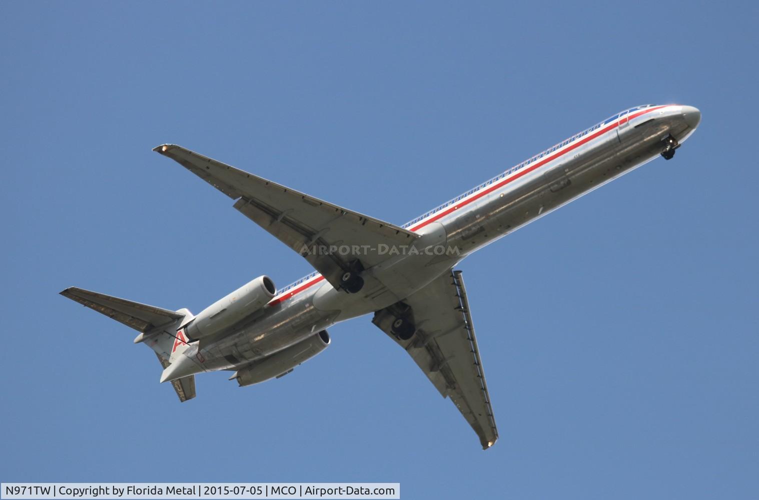 N971TW, 1999 McDonnell Douglas MD-83 (DC-9-83) C/N 53621, American