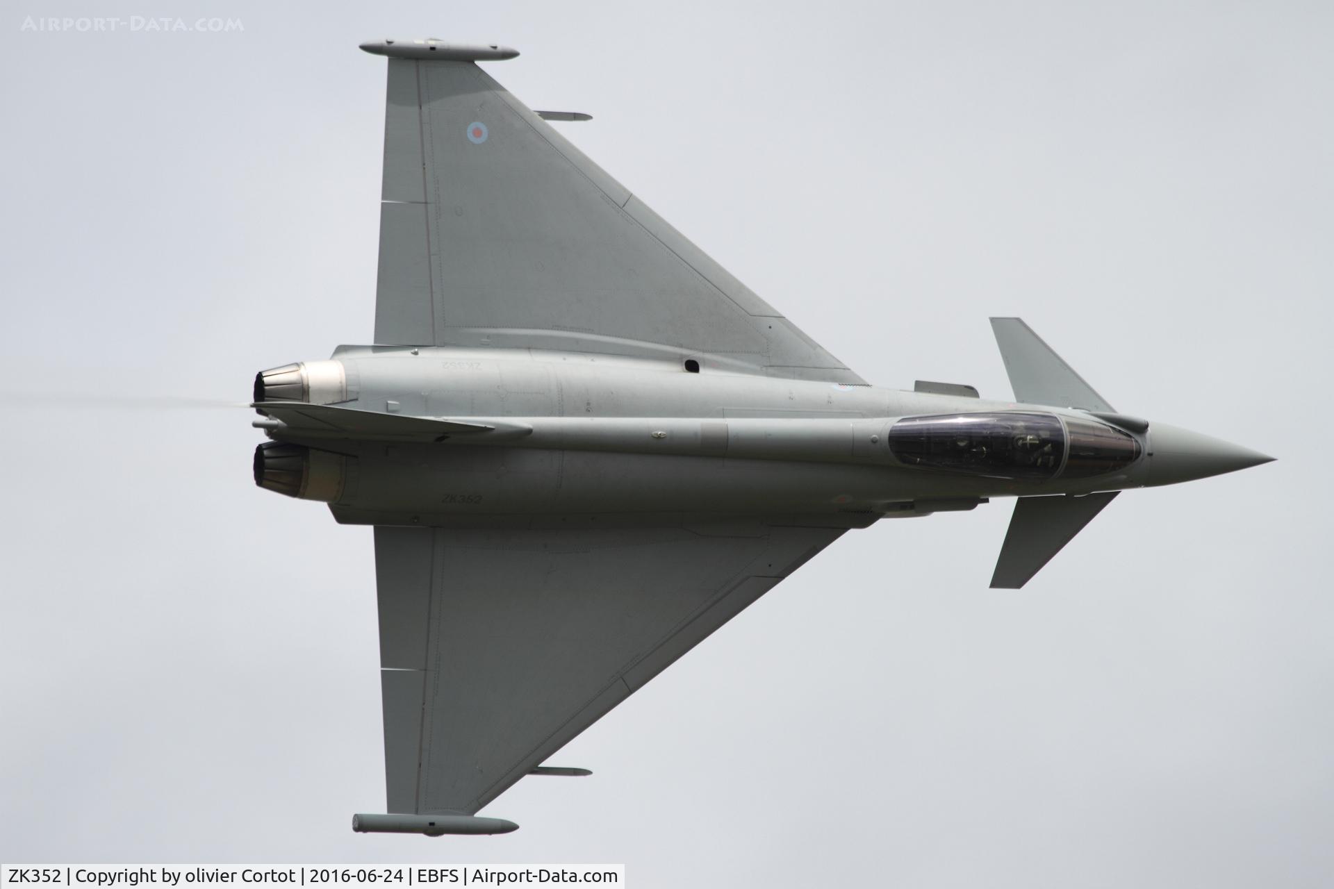 ZK352, 2013 Eurofighter EF-2000 Typhoon FGR4 C/N BS113/408, florennes airshow