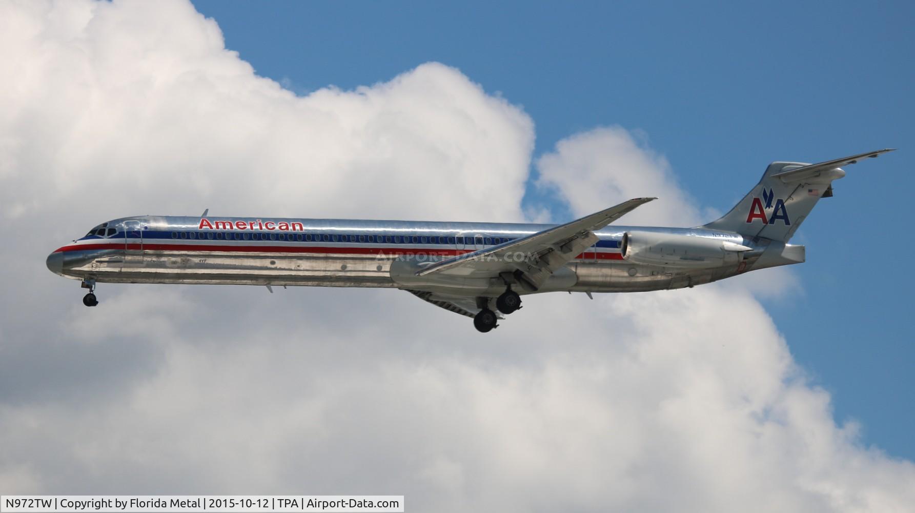 N972TW, 1999 McDonnell Douglas MD-83 (DC-9-83) C/N 53622, American