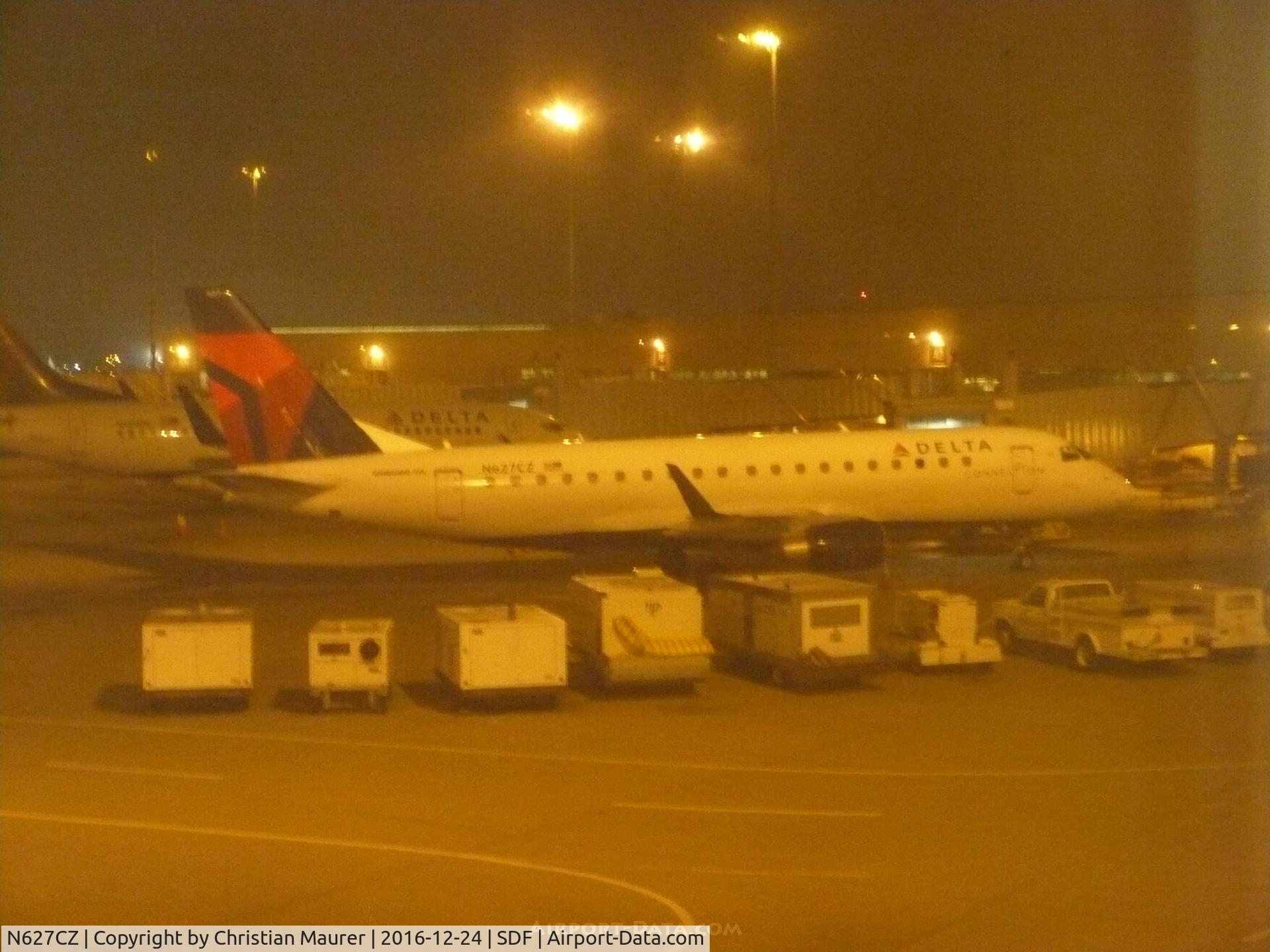 N627CZ, 2008 Embraer 175LR (ERJ-170-200LR) C/N 17000229, ERJ-170LR Getting some rest before taking the next flight