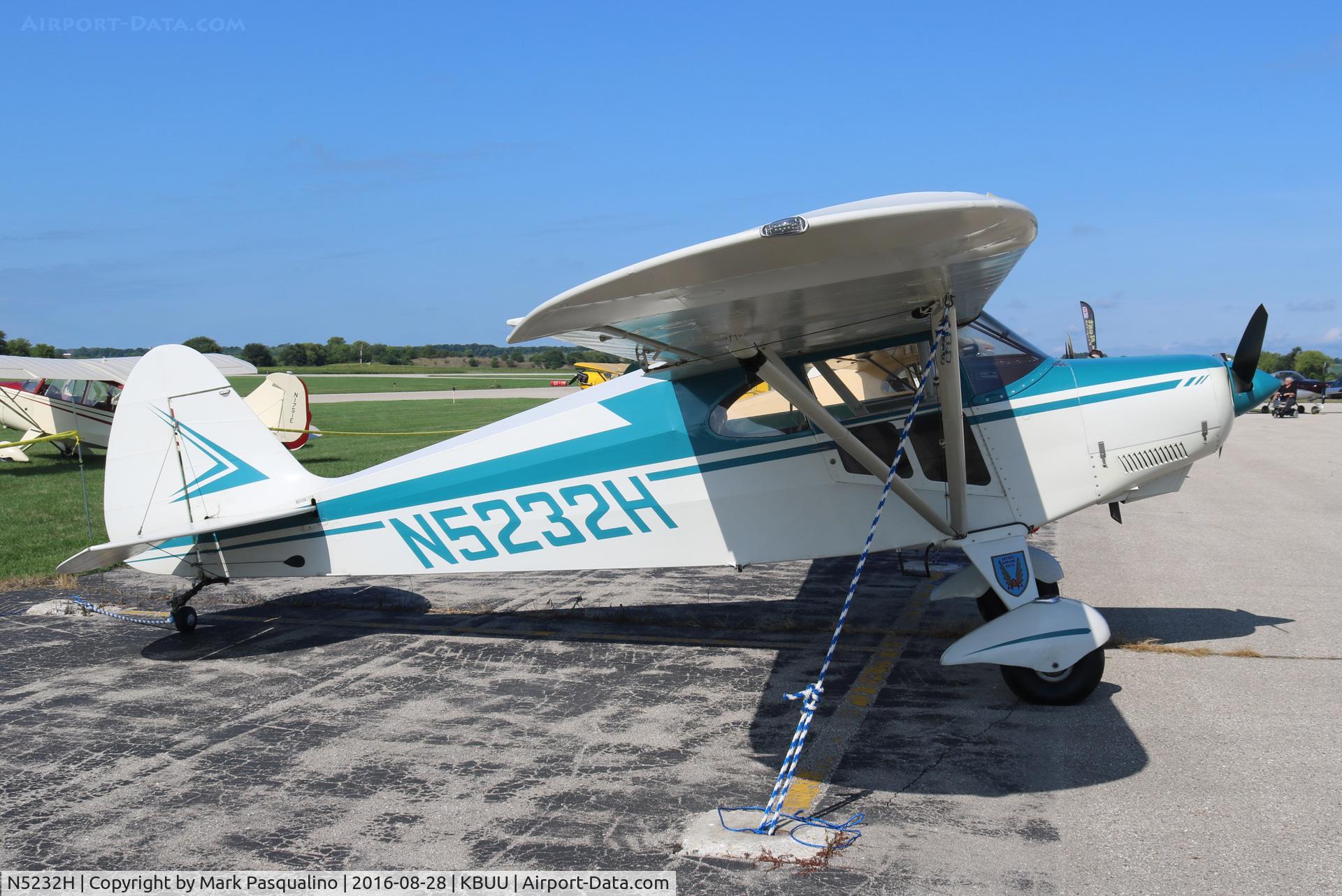 N5232H, Piper PA-16-160 Replica Clipper C/N 16-36, Clipper 160