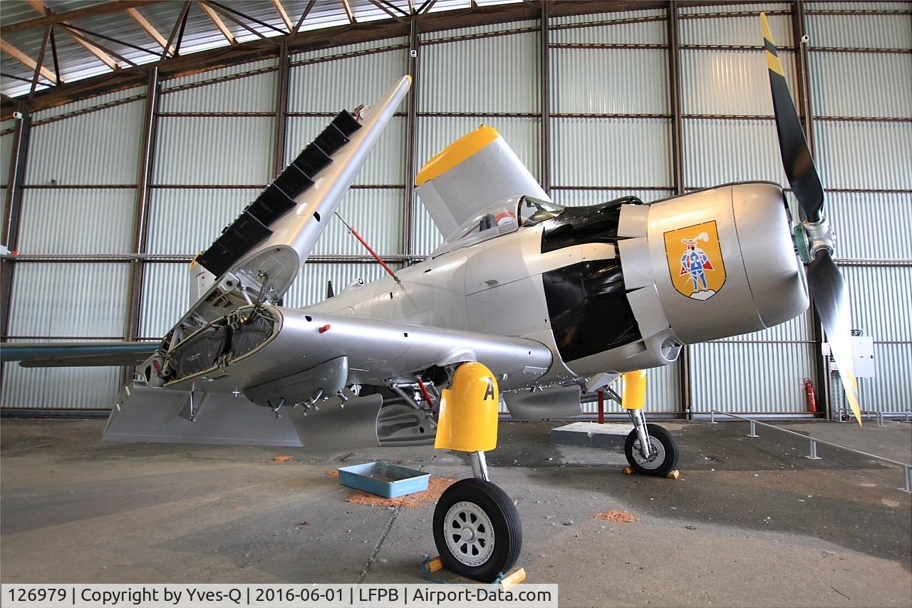 126979, Douglas AD-4N Skyraider C/N 7779, Douglas AD-4N Skyraider, Exibited at Air & Space Museum Paris-Le Bourget (LFPB)