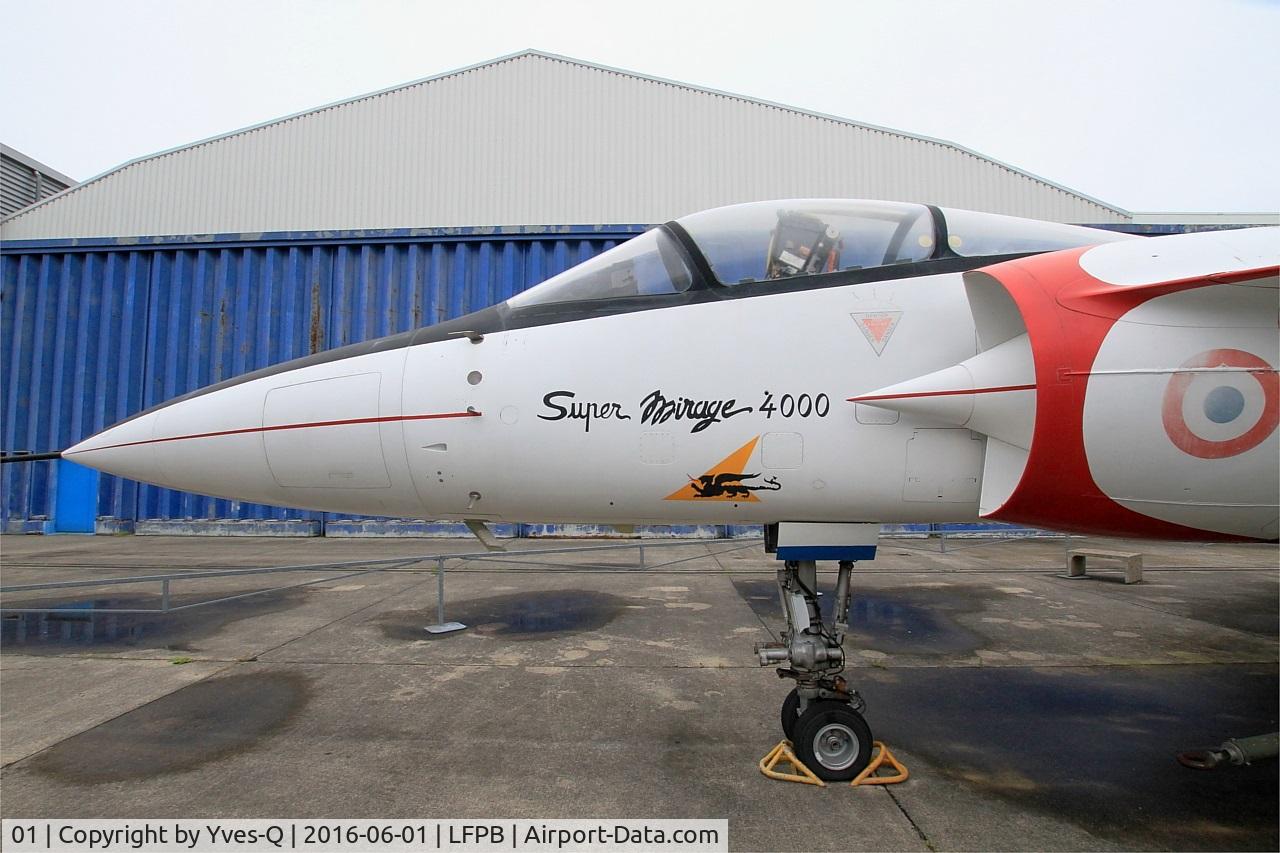 01, 1979 Dassault Mirage 4000 C/N 01, Dassault Mirage 4000, Preserved at Air & Space museum, Paris-Le bourget (LFPB)