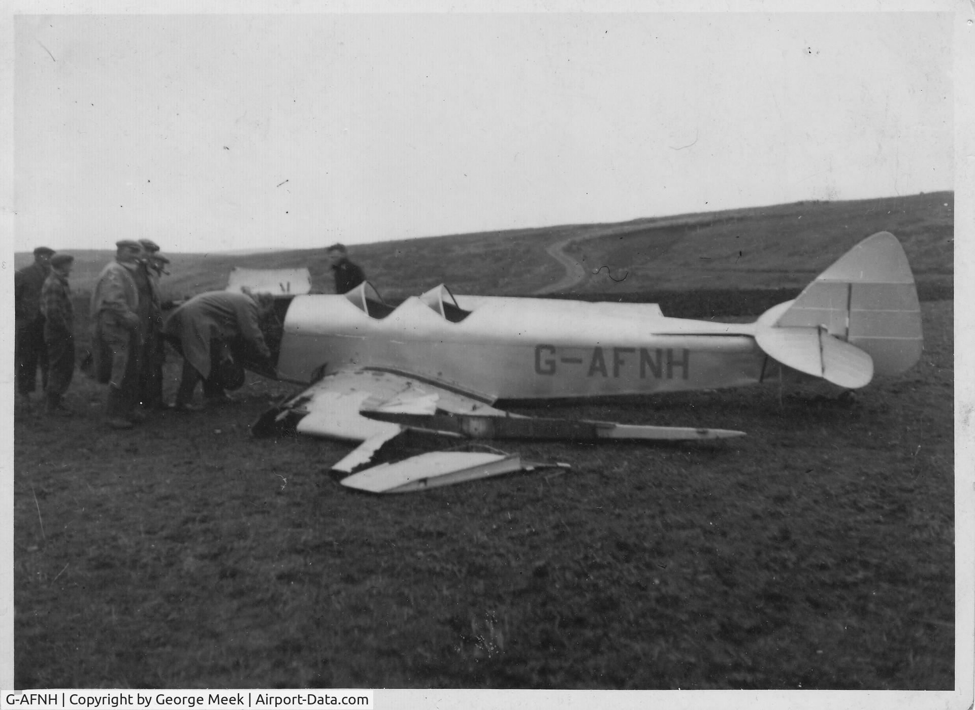G-AFNH, De Havilland DH94 MOTH MINOR C/N 94023, Crashed on Isle of Skye 15.4.1949