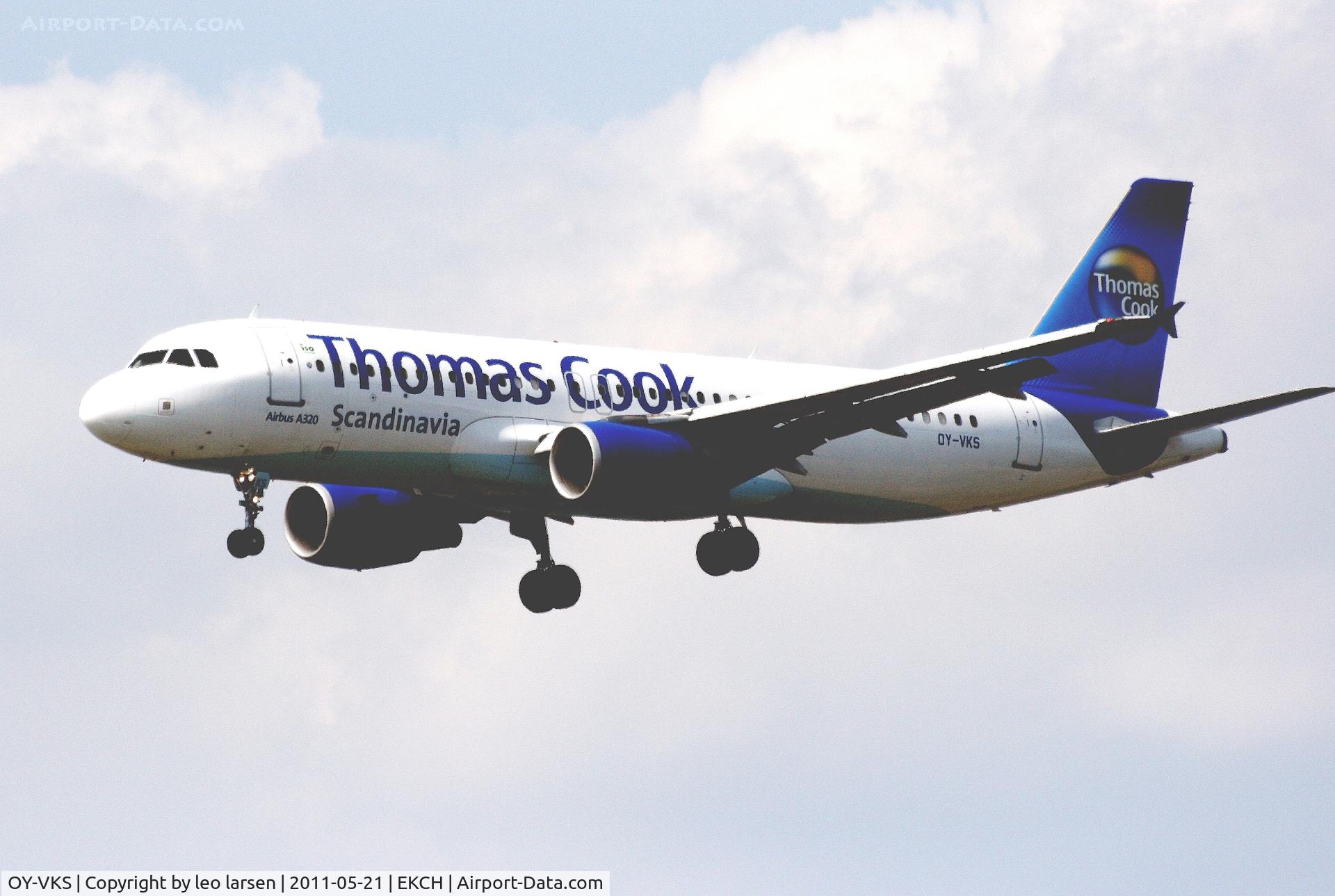 OY-VKS, 2003 Airbus A320-214 C/N 1954, Copenhagen 21.5.11