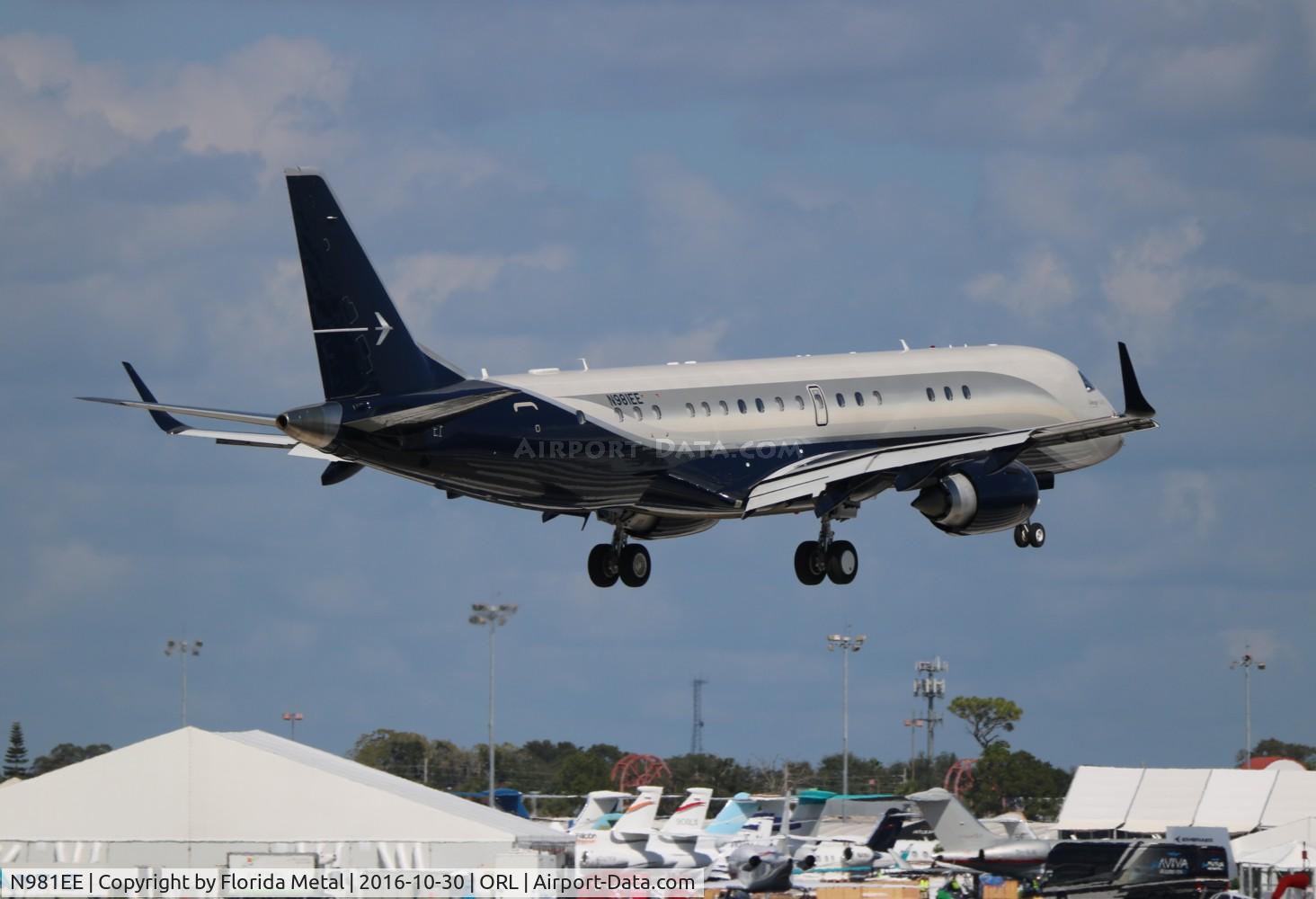 N981EE, 2013 Embraer ERJ-190-100ECJ Lineage 1000 C/N 19000559, Lineage 1000