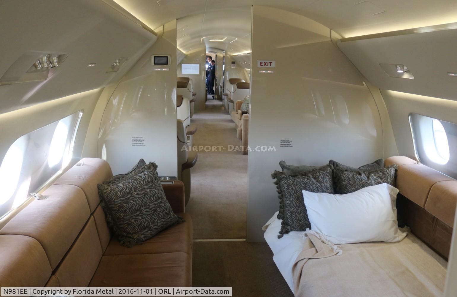 N981EE, 2013 Embraer ERJ-190-100ECJ Lineage 1000 C/N 19000559, Lineage 1000 interior
