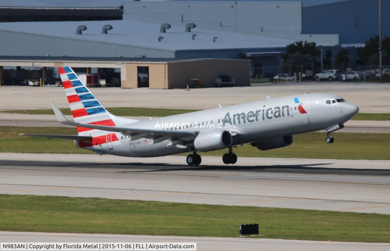 N983AN, Boeing 737-823 C/N 29570, American