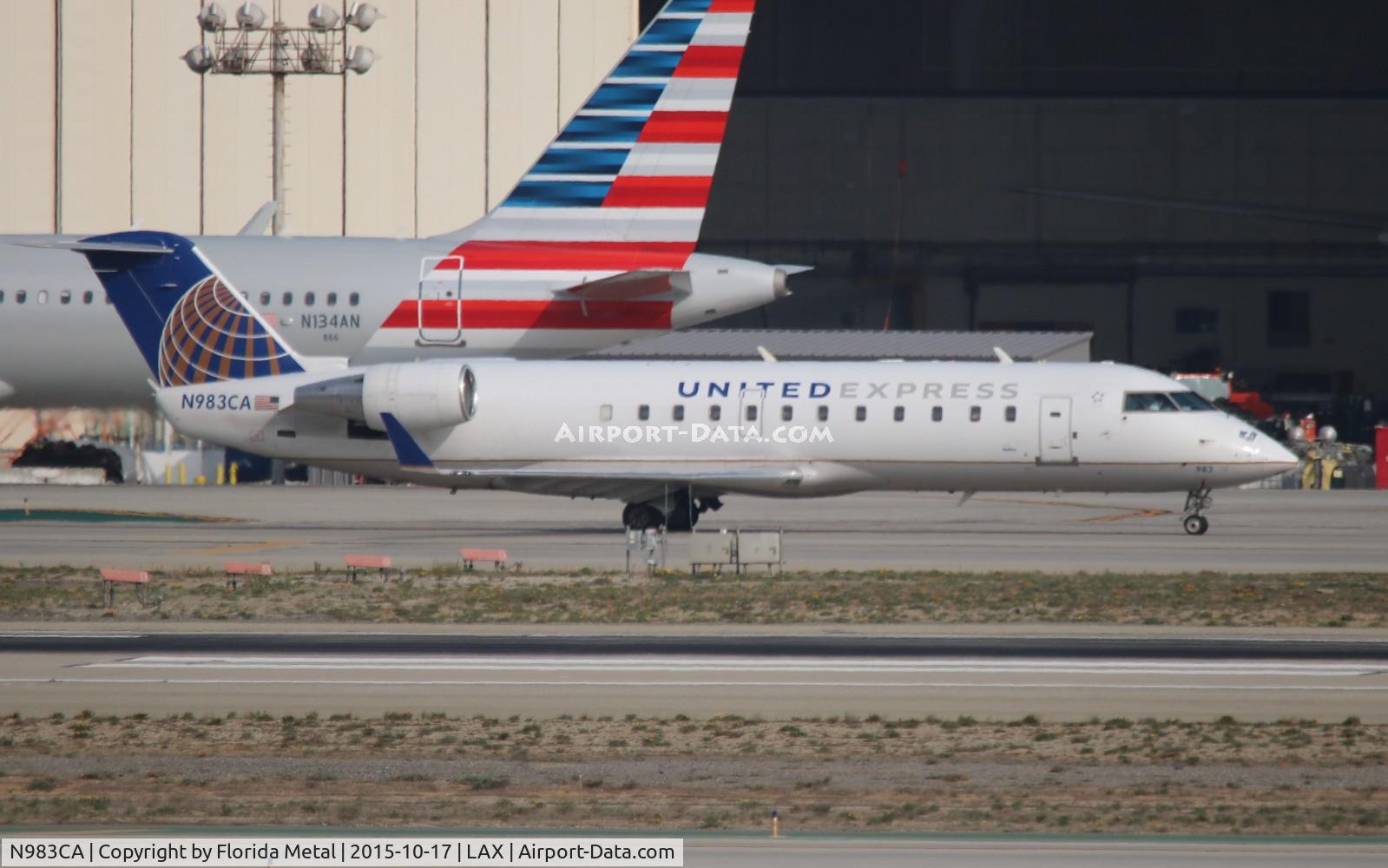 N983CA, 1997 Canadair CRJ-100ER (CL-600-2B19) C/N 7169, United Express