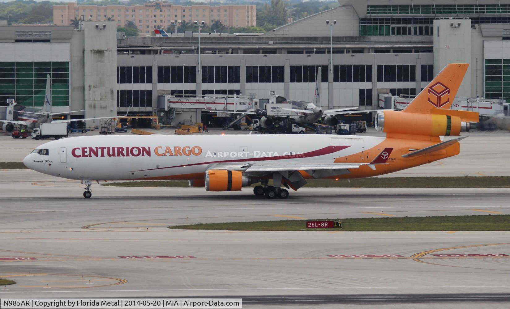 N985AR, 1992 McDonnell Douglas MD-11F C/N 48430, Centurion MD-11