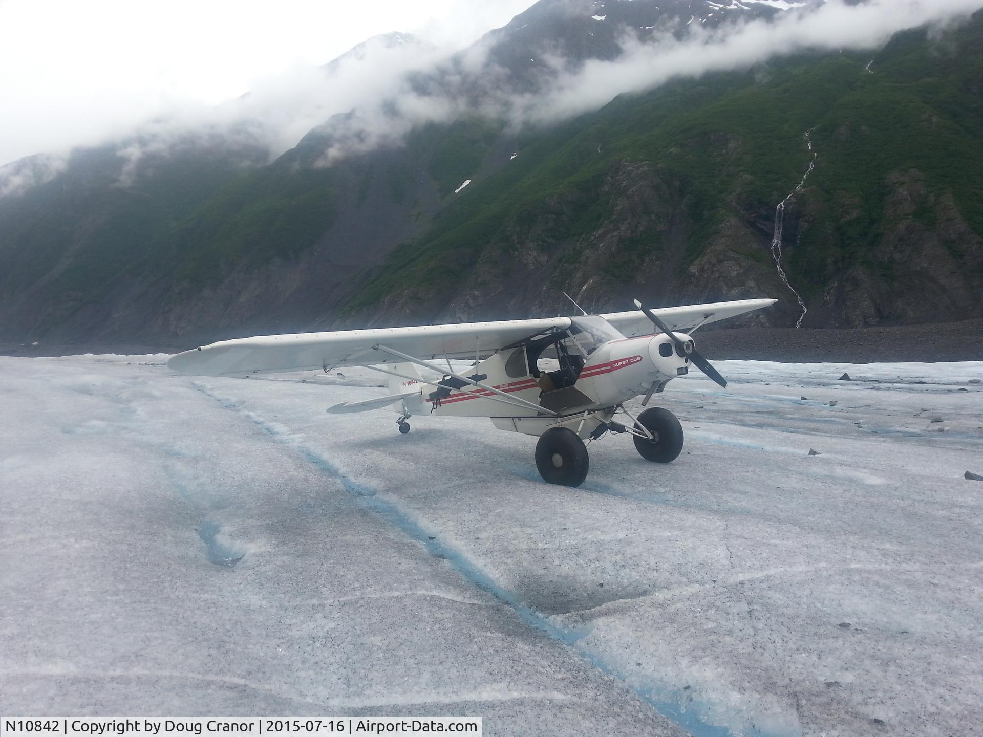 N10842, 1951 Piper PA-18 C/N 18-671, Valdez Glacier
