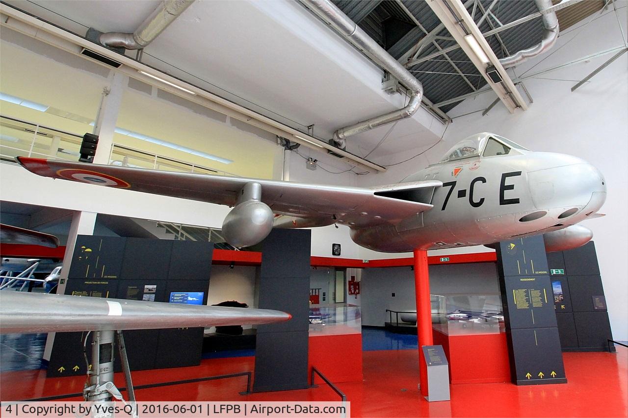 4, Sud-Est SE-535 Mistral C/N 4, Sud-Est SE-535 Mistral, Exibited at Air & Space Museum Paris-Le Bourget (LFPB)