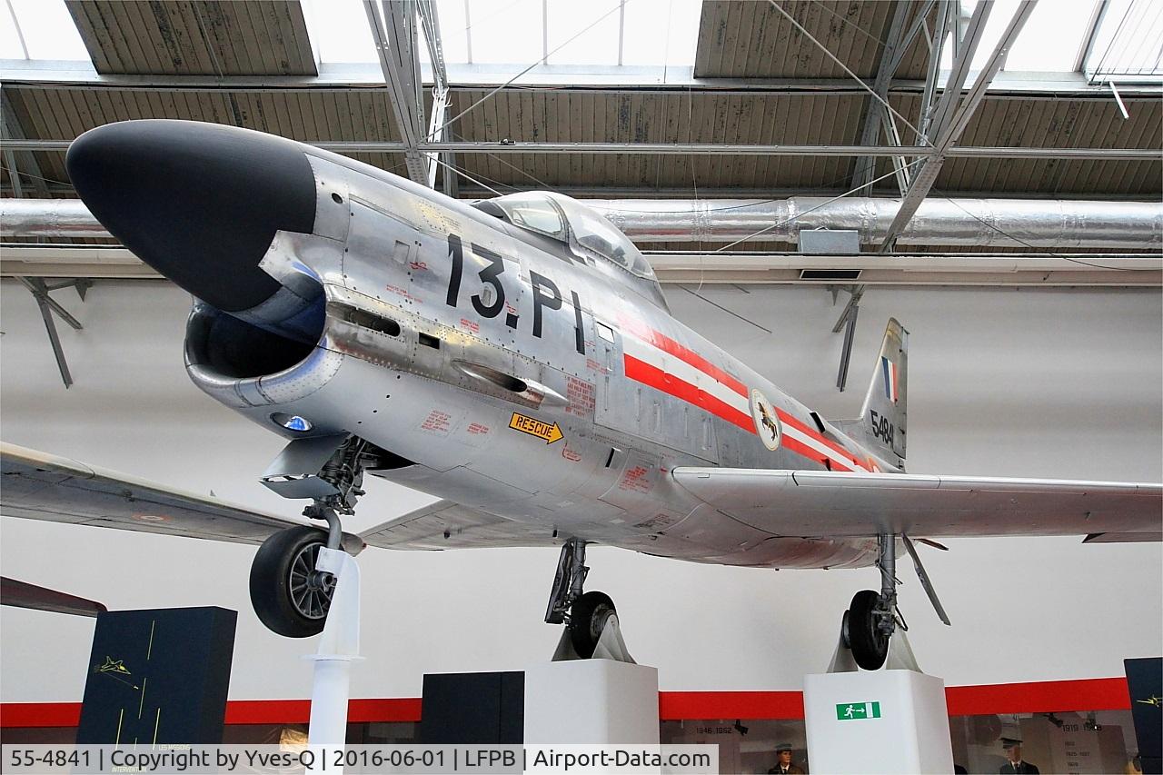 55-4841, 1955 North American F-86K Sabre C/N 221-81, North American F-86K Sabre, Exibited at Air & Space Museum Paris-Le Bourget (LFPB)