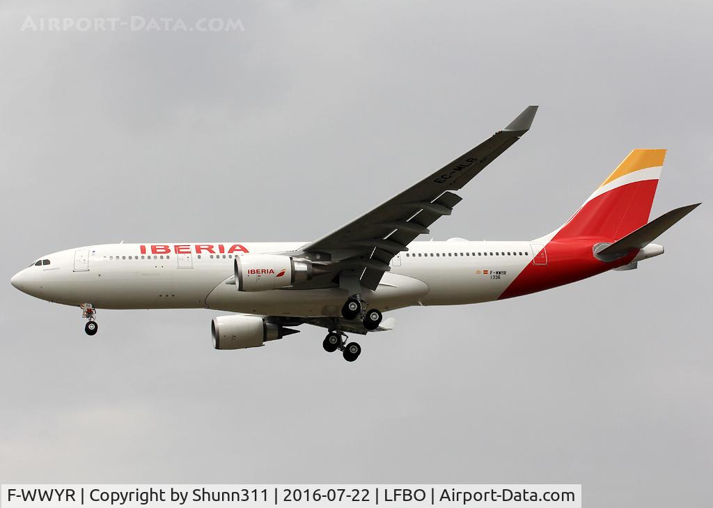 F-WWYR, 2016 Airbus A330-202 C/N 1736, C/n 1736 - To be EC-MLB