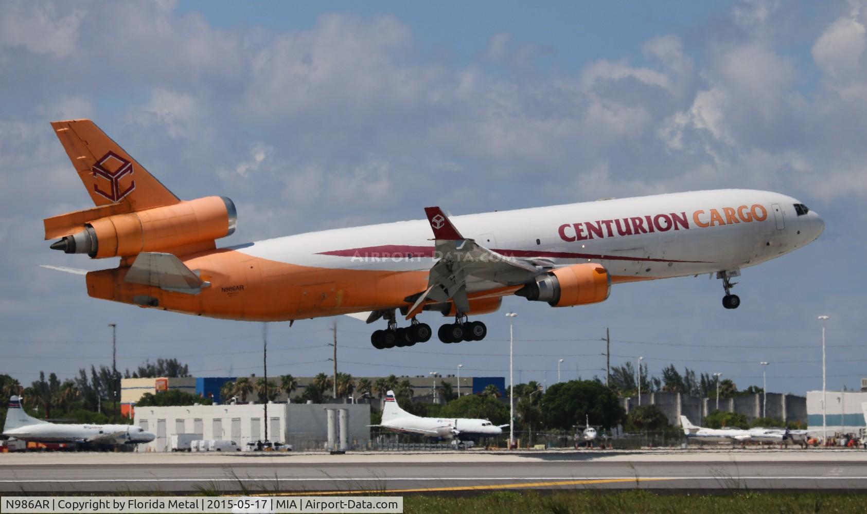 N986AR, 1991 McDonnell Douglas MD-11F C/N 48426, Centurion Cargo