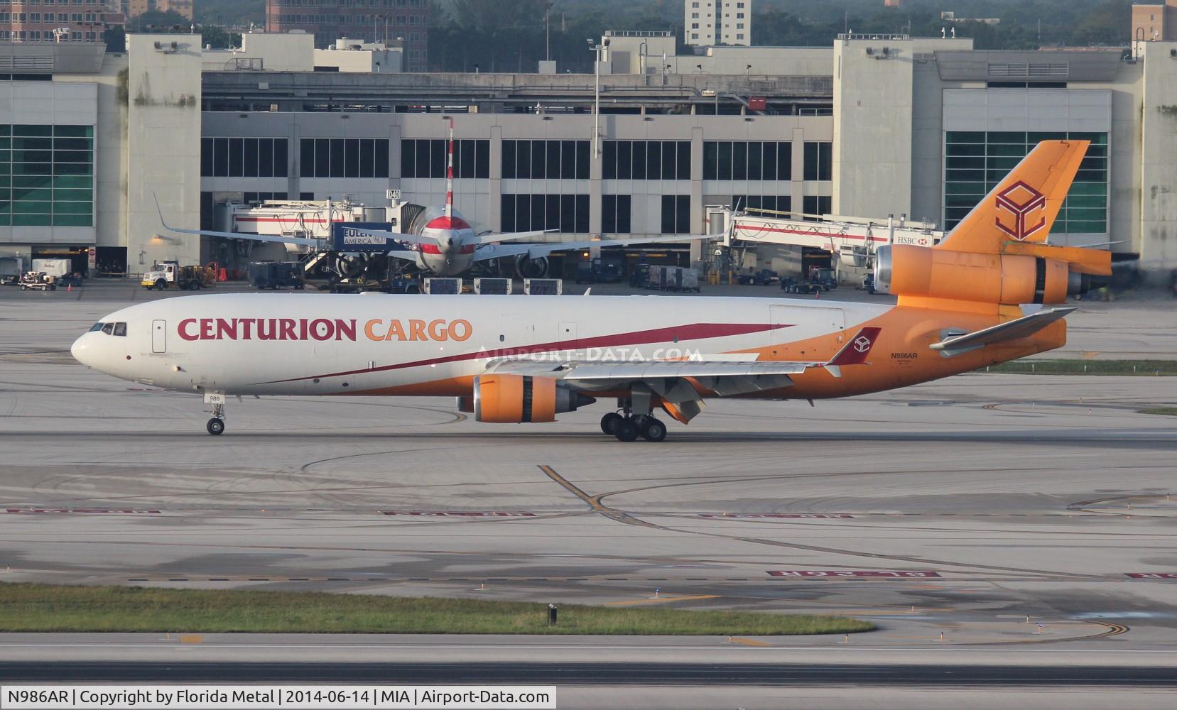 N986AR, 1991 McDonnell Douglas MD-11F C/N 48426, Centurion