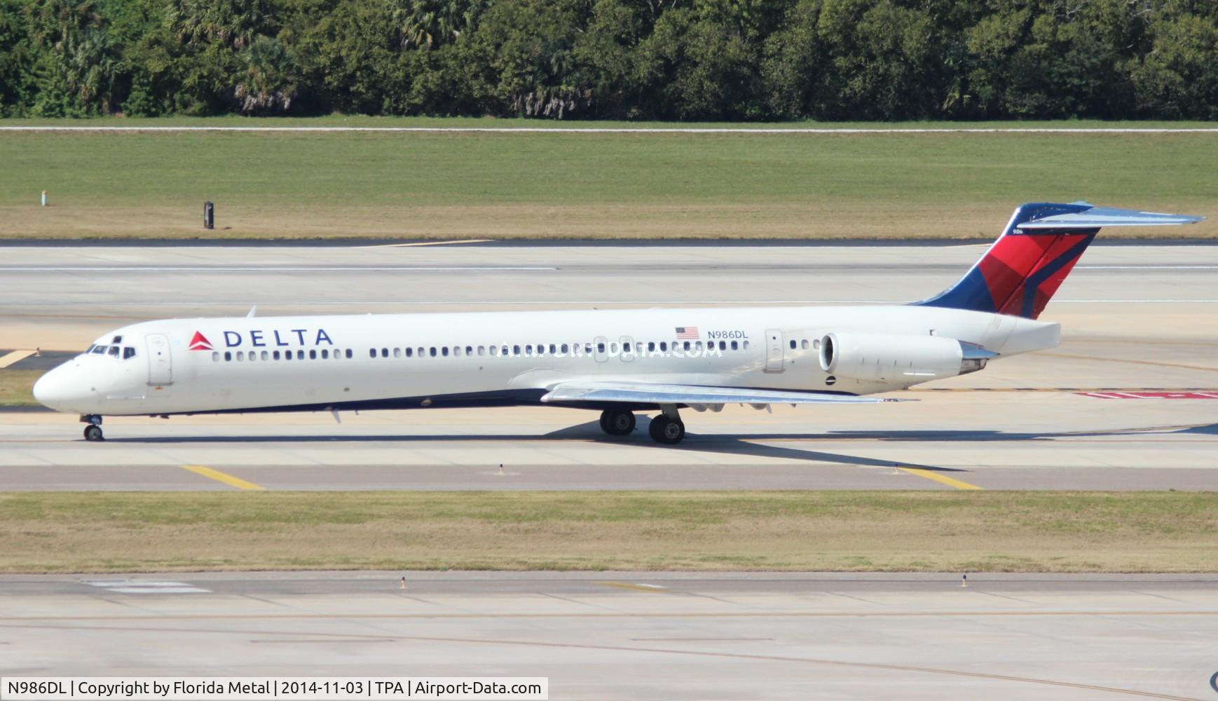 N986DL, 1991 McDonnell Douglas MD-88 C/N 53313, Delta
