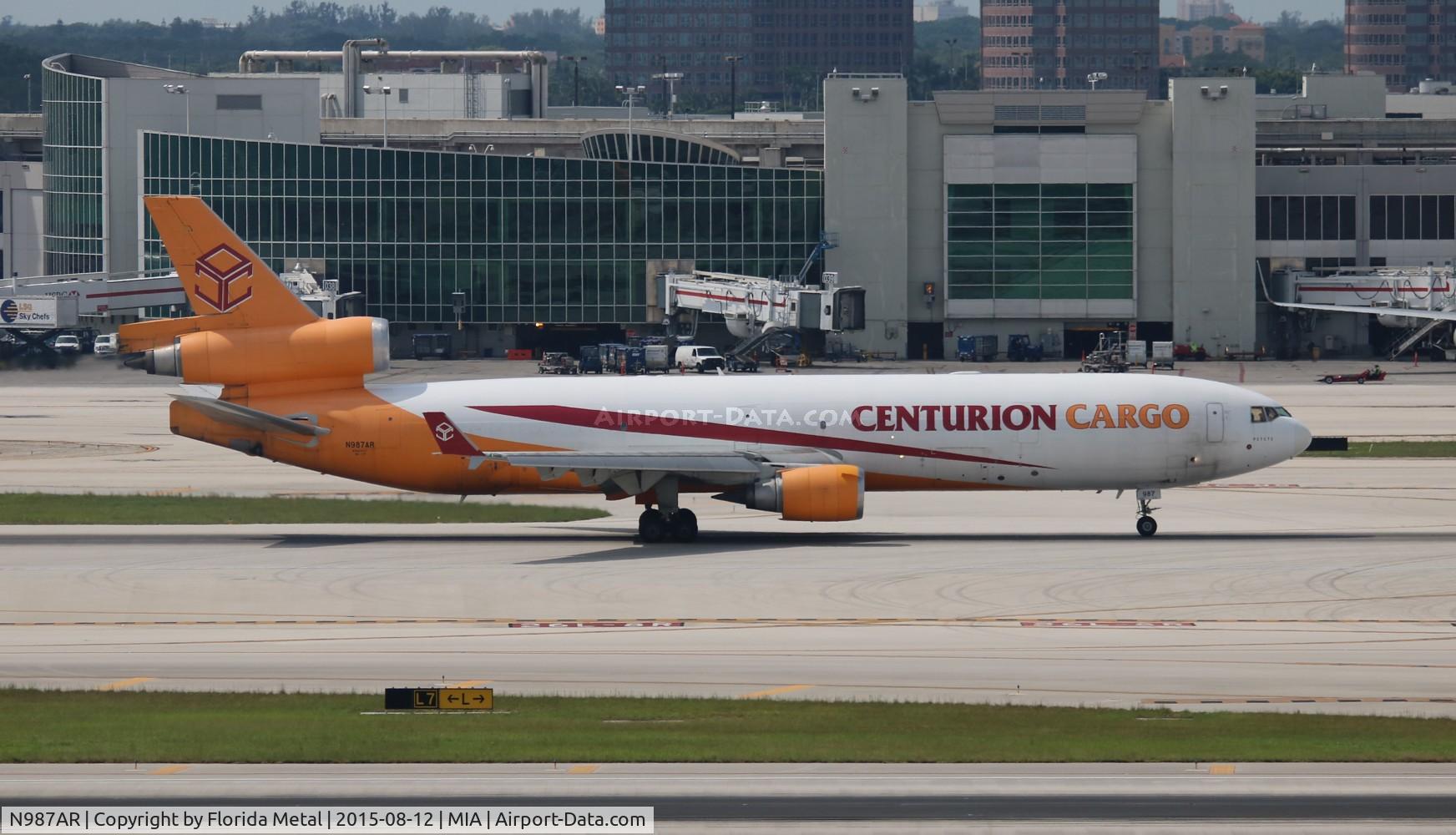 N987AR, 1991 McDonnell Douglas MD-11C (F)    . C/N 48427, Centurion