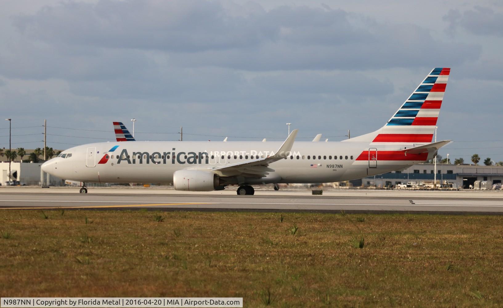 N987NN, 2016 Boeing 737-823 C/N 33247, American