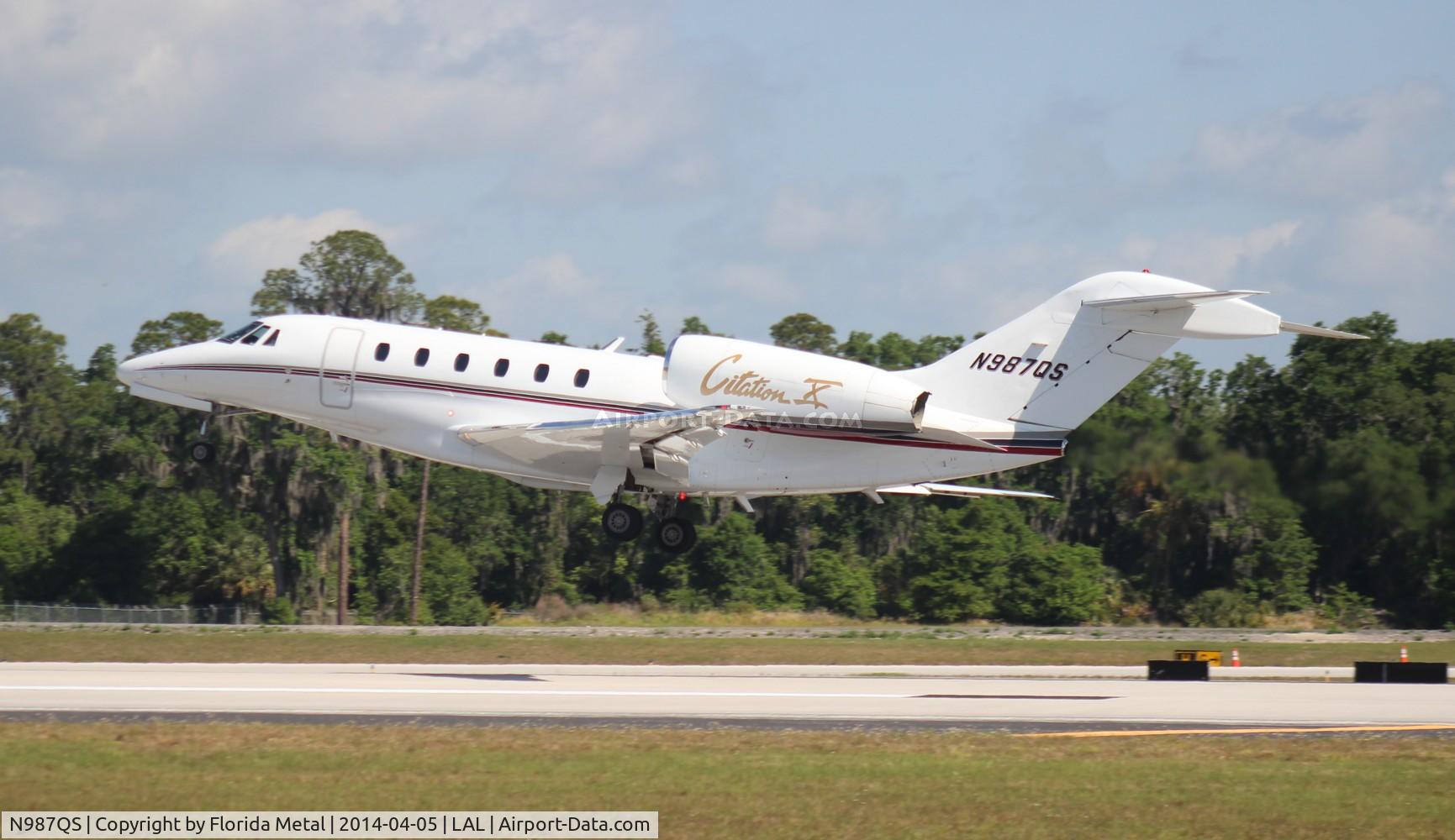 N987QS, 1999 Cessna 750 Citation X Citation X C/N 750-0087, Net Jets