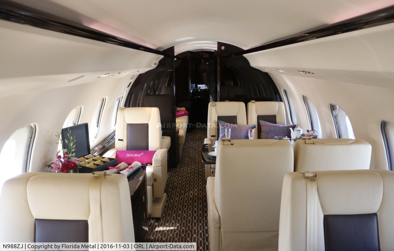N988ZJ, 2015 Bombardier BD-700-1A10 Global 6000 C/N 9740, Zeta Jet