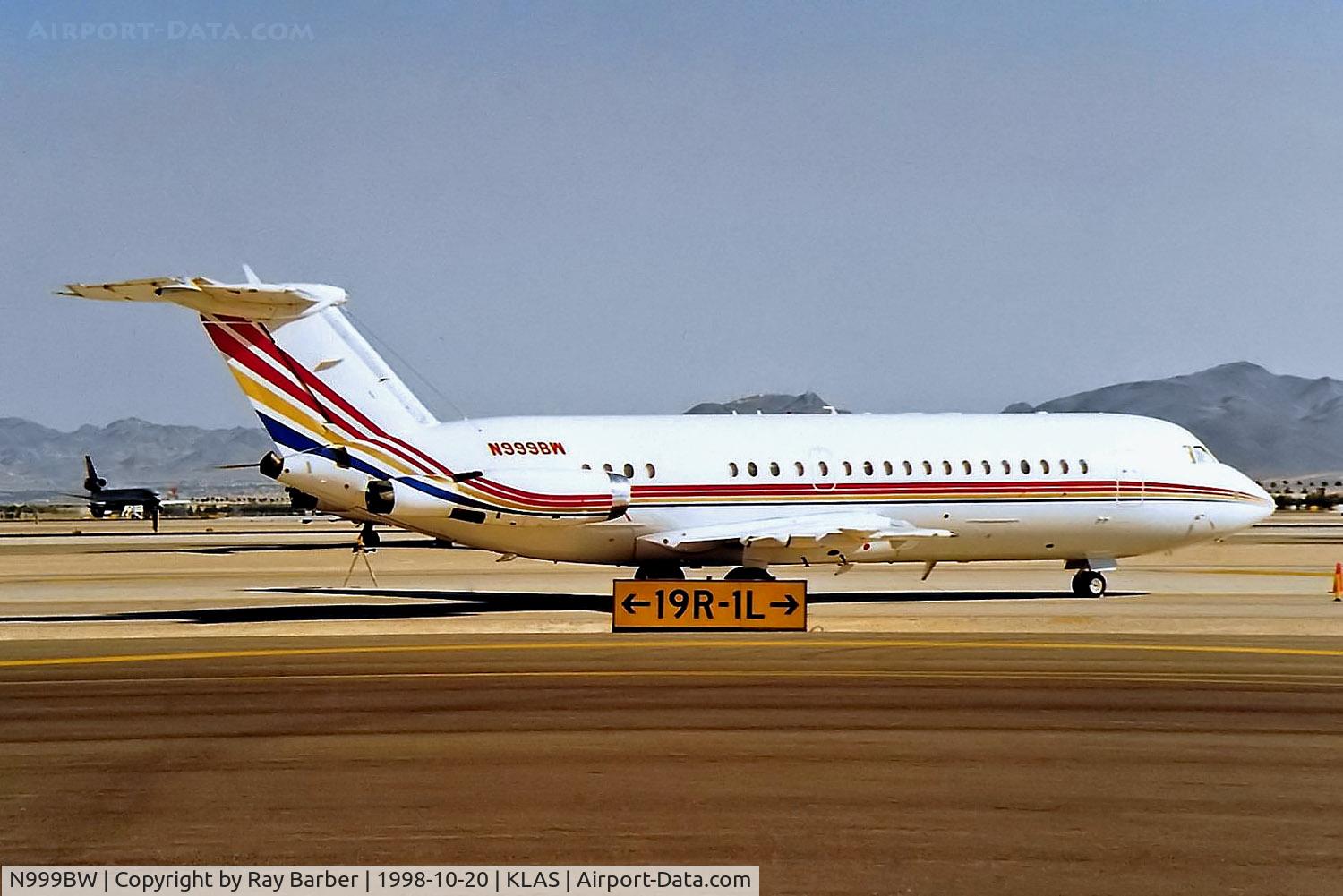 N999BW, 1967 BAC 111-419EP One-Eleven C/N BAC.120, BAC 1-11 419EP One-Eleven [120] (Jet Place Inc) Las Vegas-McCarran Int'l~N 20/10/1998