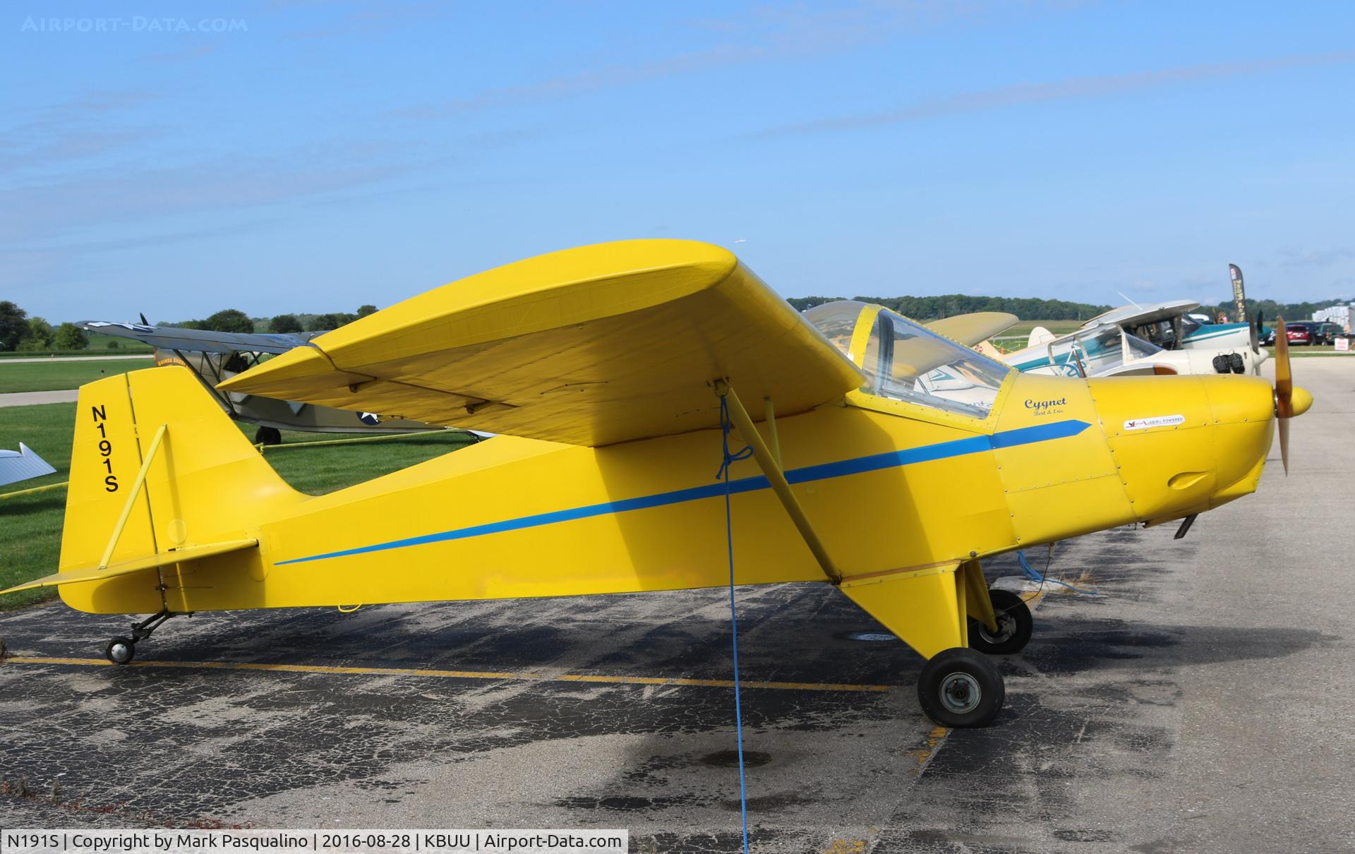 N191S, 1977 Sisler Cygnet SF-2A C/N 112, Cygnet SF-2A