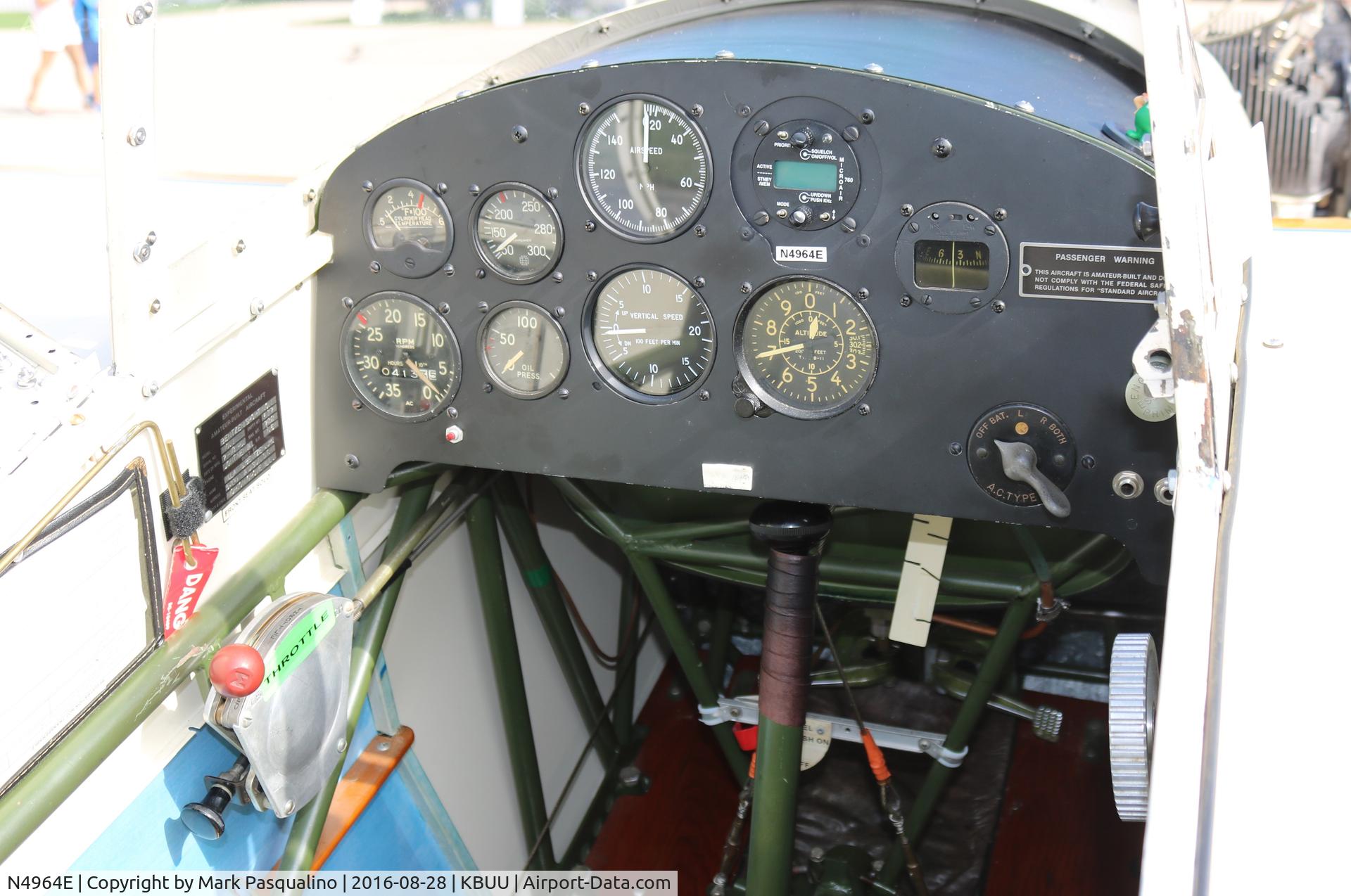 N4964E, 1961 Bentzen Sport 1 C/N 1, Bentzen Sport 1