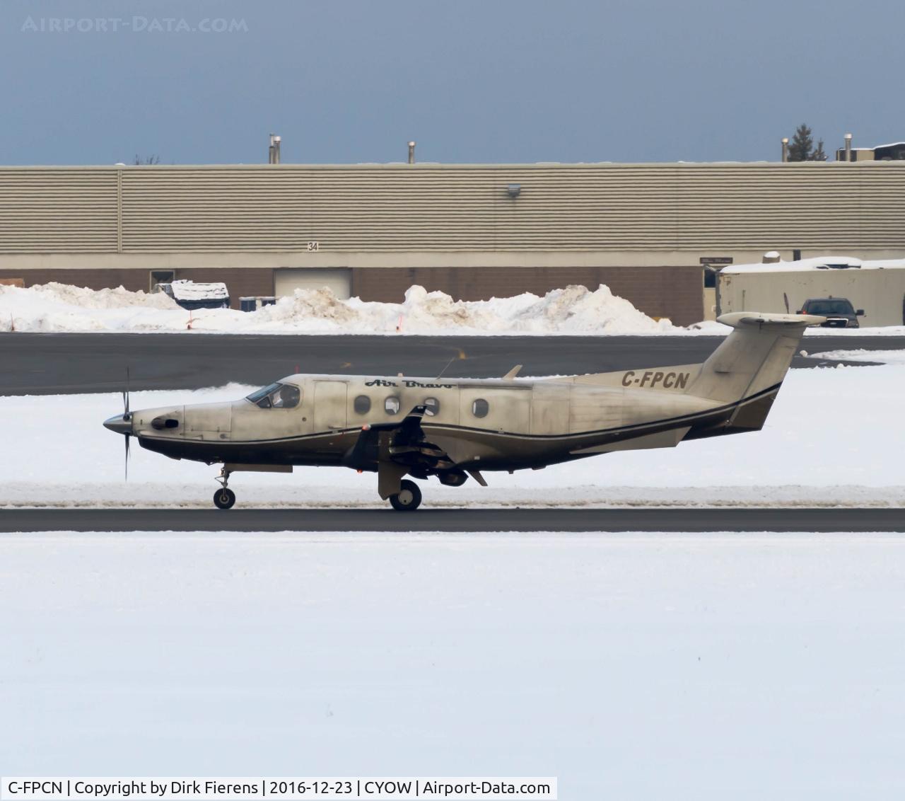 C-FPCN, 1999 Pilatus PC-12/45 C/N 258, Just landed on rwy 25