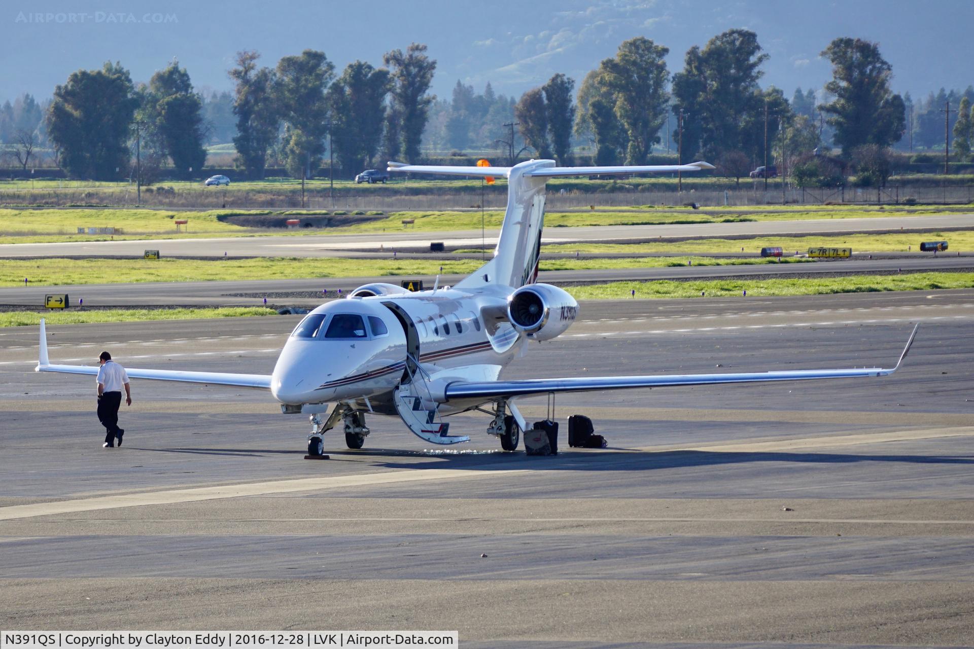 N391QS, 2016 Embraer EMB-505 Phenom 300 C/N 50500331, Livermore Airport. 2016