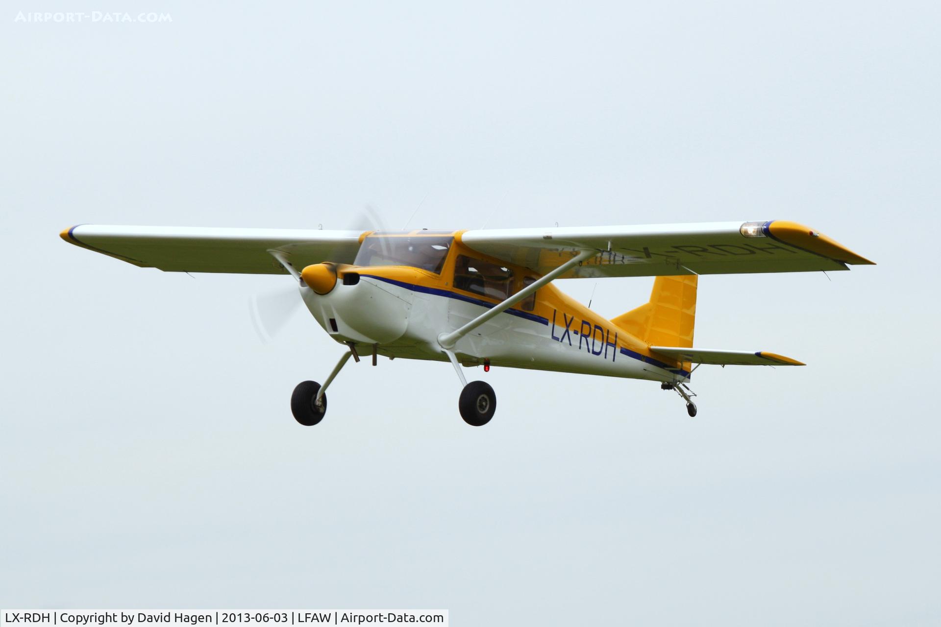 LX-RDH, 2012 Murphy Rebel C/N 510, Murphy Rebel in flight @ LFAW Villerupt airfield.
