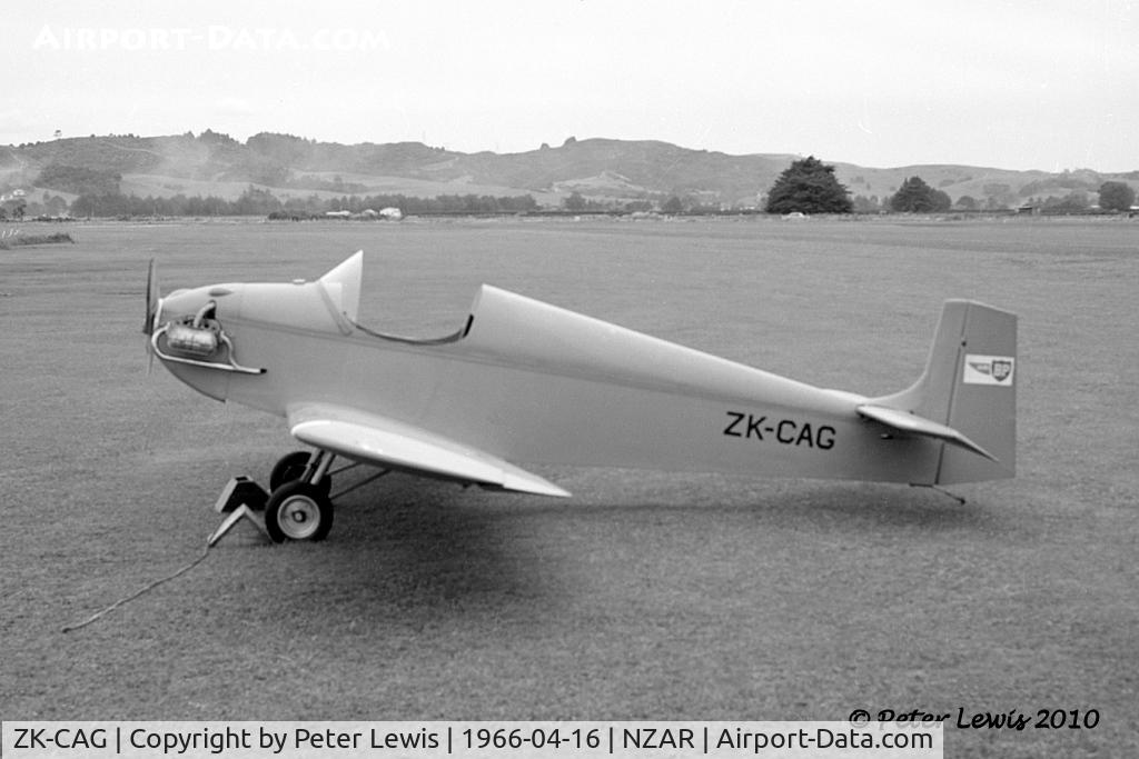 ZK-CAG, Druine D.31 Turbulent C/N 1005, R Hicks, Auckland