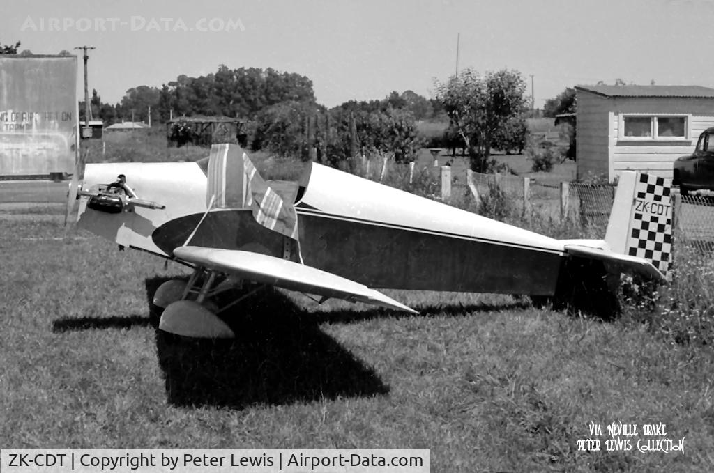 ZK-CDT, Druine D.31 Turbulent C/N PFA/1631, M L Keen & B R Newcome, Te Kowhai
