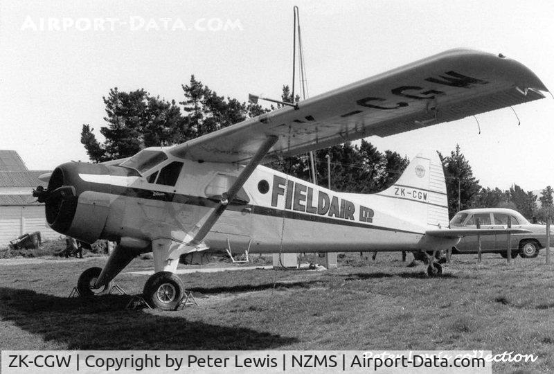 ZK-CGW, 1964 De Havilland Canada DHC-2 Beaver C/N 1547, Fieldair Ltd., Gisborne   1964