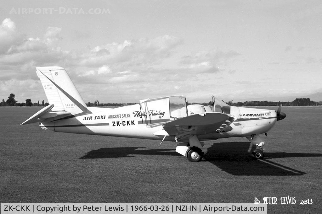 ZK-CKK, 1965 Morane-Saulnier MS 880B C/N 5346, NZ Aerosales Flying School Ltd., Paraparaumu
