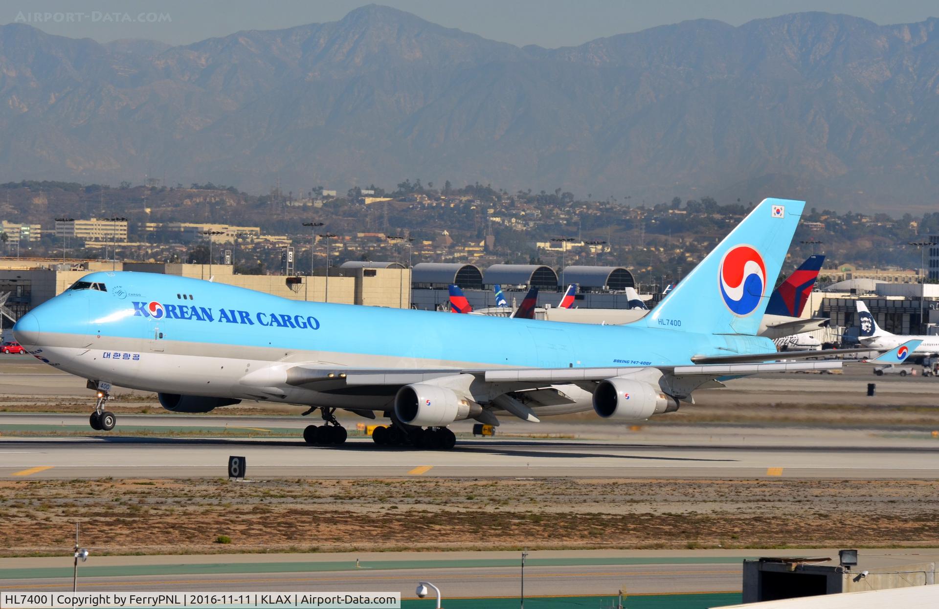 HL7400, 2001 Boeing 747-4B5F/SCD C/N 26414, Rotation for Korean B744F