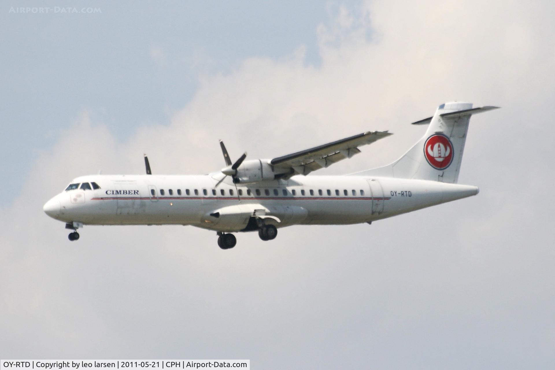OY-RTD, 1997 ATR 72-202 C/N 509, Copenhagen 21.5.11