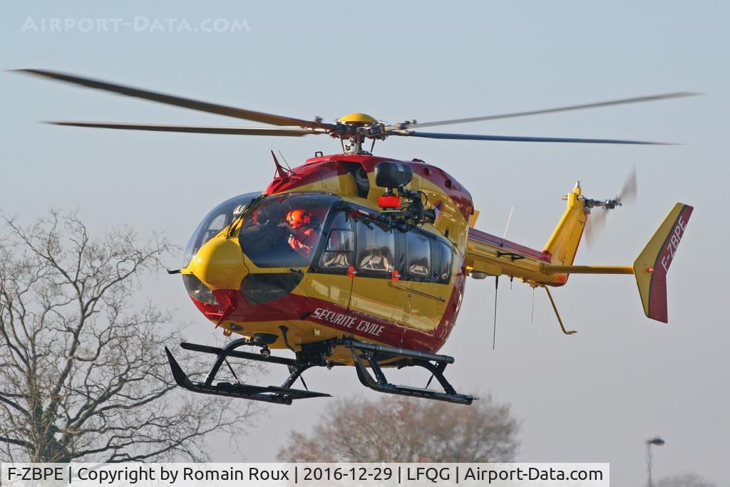 F-ZBPE, Eurocopter-Kawasaki EC-145 (BK-117C-2) C/N 9011, Take off for Dragon 63